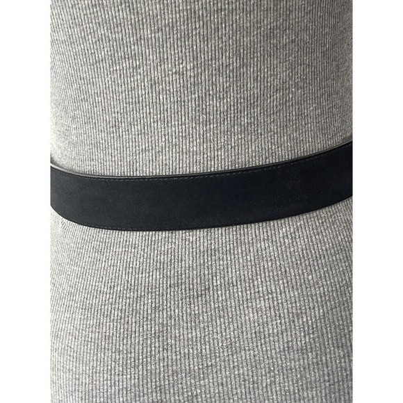 WCM New York Womens Suede Leather Size Medium Tortoise Shell Style Buckle Belt - Picture 3 of 10